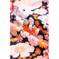 RTS Franny Black Floral Print Smocked High Waist Square Neck Jumpsuit