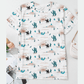 Western Cactus Print Crew Neck Short Sleeve Top