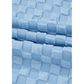 Brinley Beau Blue Checkered Pocketed High Waist Wide Leg Overall