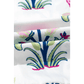 Bethan White Floral Puff Short Sleeve V Neck High Waist Maxi Dress