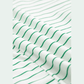 Zoella Green Stripe Ruffled Short Sleeve Crew Neck T Shirt Shift Mini Dress