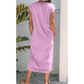 Alexa Wisteria Mineral Wash Pocketed T-shirt Long Dress