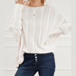 REDUCED!!!  Velma Ribbed Hollow Knit Dolman Sleeve Sweater  REDUCED!!!