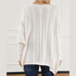 REDUCED!!!  Velma Ribbed Hollow Knit Dolman Sleeve Sweater  REDUCED!!!