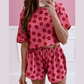 REDUCED!!! Leila Floral Print Crop Tee and Shorts Lounge Set  REDUCED!!!