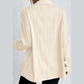 Raymi Textured Buttoned Turn Down Collar Shirt