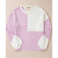 Allie Kate Colorblock Tie Back Sweater