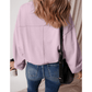 Venice Orchid Petal Exposed Seam Batwing Sleeve Drop Shoulder Sweatshirt