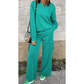 RTS Zinny Green Pullover Top and Cargo Pants Set