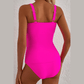 Melania Ruched Tummy Control Tankini 2pcs Swimsuit