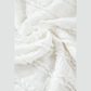 Marcia White Frilled Lace Trim Bubble Sleeve Blouse