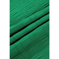 Freya Dark Green Textured Smocked Puff Short Sleeve High Waist Long Dress