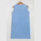 Paris Blue Mineral Wash Tank Mini Dress with Pockets