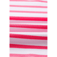 Camden Pink Stripe Mixed Pattern Patchwork Uneven Hem Loose Tee