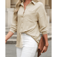 Liv Beige Pure Color Patch Pocket Shirt