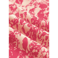 RTS Pink Allover Printed Half Button Neck Ruffle Sleeve Blouse