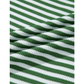 Arianna Green Stripe Thermal Knit Drop Shoulder Casual Top