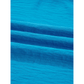 Dezi Blue Frilled V Neckline Bracelet Sleeve Crinkled Blouse