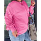 Misty Spiral Ribbed Exposed Seam Detail PLUS SIZE Long Sleeve Top