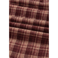 Darshi Moss Green Vintage Plaid Patchwork Drop Shoulder Sweatshirt