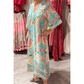 Karah  V Neck Floral Pattern Half Sleeved Bohemian Dress - 2 Colors