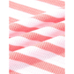 RTS Emilia Pink Stripe Textured Contrast Dropped Long Sleeve Top