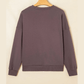 Kitty Terry Bow Pattern Drop Shoulder Sweatshirt