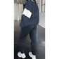 Magnolia Blue Drop Shoulder Loose Sweatshirt and Joggers Active Set