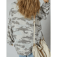 Farah Multicolour Retro Camouflage Print Exposed Seam Patchwork Drop Shoulder Sweatshirt