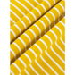 Catherine Yellow Stripe Color Block Drawstring V Neck Loose Fit Hooded Top