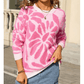 Arielle Light Pink Furry Flower Sweater