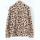 Cassidy Leopard Print PLUS SIZE Button Front Shirt