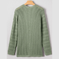 RTS Green Bay Scalloped Edge Eyelet Knit Batwing Sleeve Cardigan