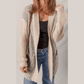Eula Color Block Side Pockets Open Front Cardigan