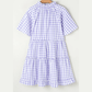 RTS Plaid Ruffle Wide Short Sleeve Babydoll Mini Dress