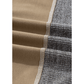 Tammi Mixed Texture Patchwork Exposed Seam Half Button Pullover Hooded Sweatshirt