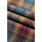 Jenny Parchment Plus Size Waffle Colorblock Striped Plaid Patchwork Half Button Pullover