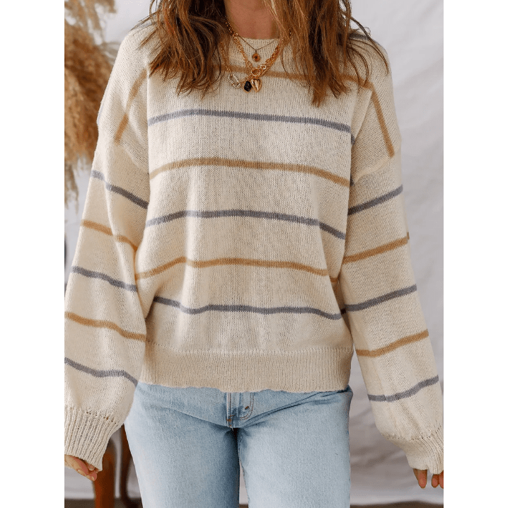 Willa Ribbed Edge Drop Shoulder Sweater