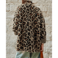 Odessa Brown Leopard Open Casual Cardigan