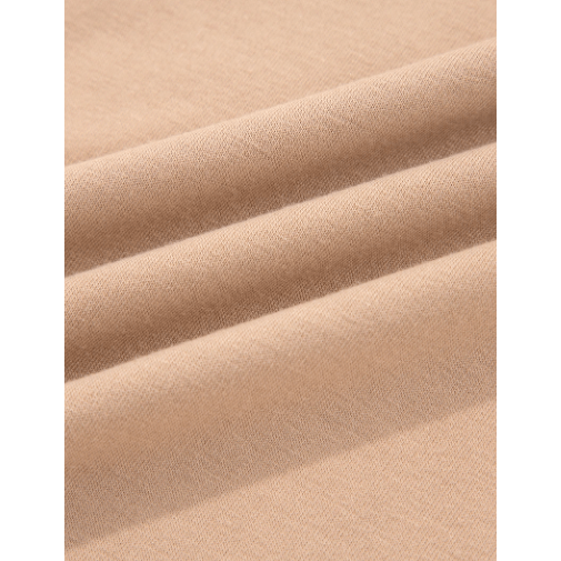 Jaquelle Light French Beige Braided Trim Puff Sleeve Dress