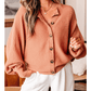 Sarina Wide Rib Knit Button Front Dolman Sleeve Sweater Cardigan