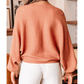 Sarina Wide Rib Knit Button Front Dolman Sleeve Sweater Cardigan