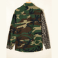 Sorsha Leopard Camo Patchwork Oversize Shacket