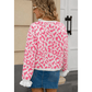 Madonna Bow Front Ruffled Cuff Leopard Cardigan - 3 Colors