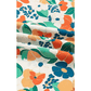 RTS Dodie Orange Frilled V Neck Floral Print Bracelet Sleeve Blouse