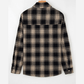 Scarlette Retro Plaid Double Flap Pocket Brushed Shacket
