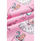 Santa Print Pink 2pcs Lounge Short Set