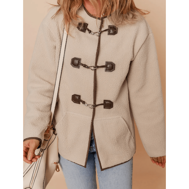 Hayven Toggle Button Teddy Coat