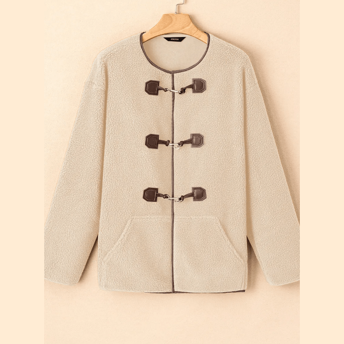 Hayven Toggle Button Teddy Coat