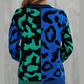 Lenaya Leopard Lines Colorblock Knit Sweater - 3 Colors